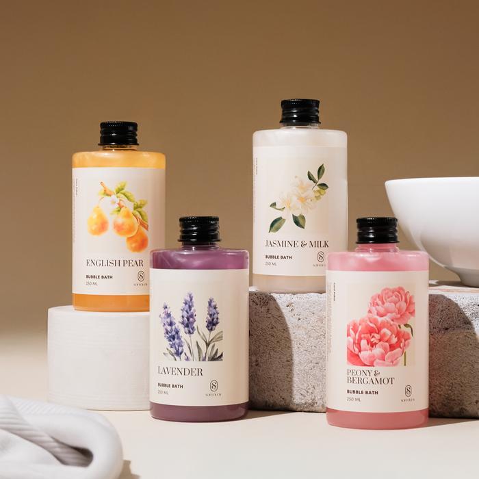 Jual Bubble Bath Foam Lavender Essential Oil 250ml Sabun Mandi Busa ...