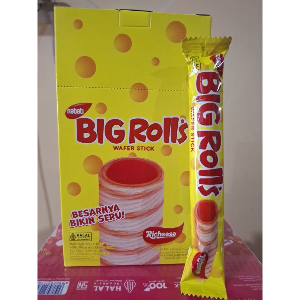 Jual Big Rolls Wafer Stick (1kotak isi 20 bungkus) | Shopee Indonesia