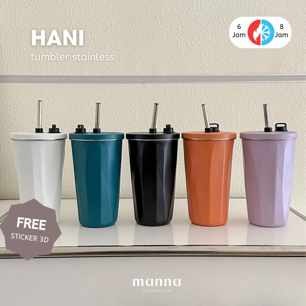 Jual MANNA Hani - Tumbler Stainless 600mL Tahan Dingin Coffee Tea High ...