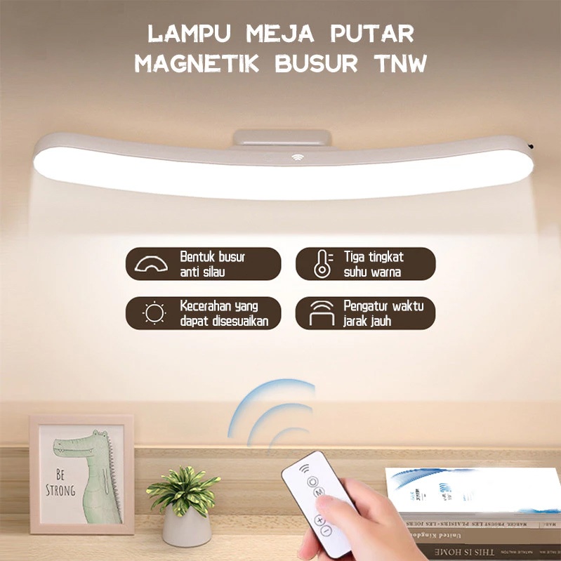 Jual Lampu LED Magnet Remote Dinding Rechargable USB Emergency Lighting ...