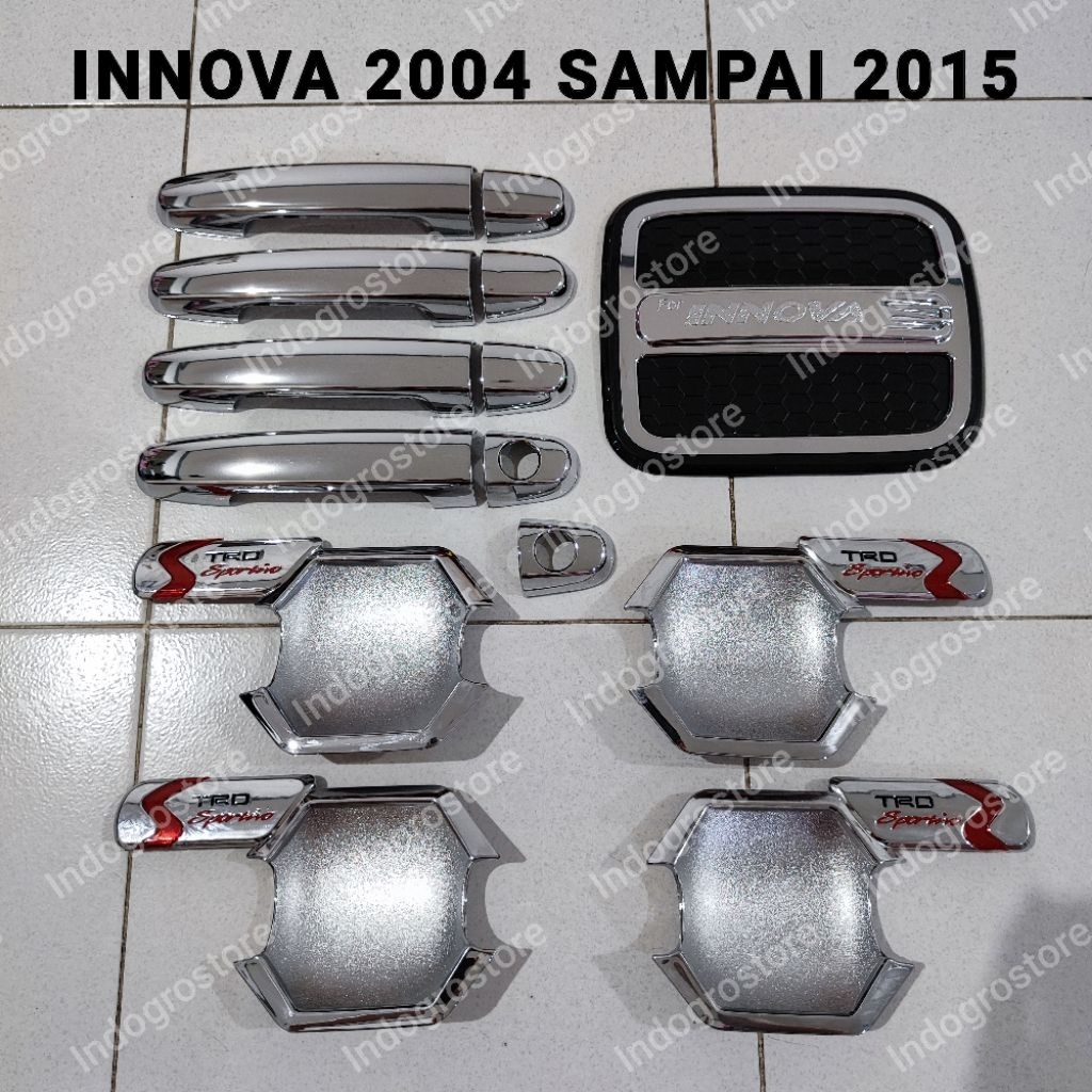 Jual PAKET OUTER HANDLE COVER TANGKI CHROME MOBIL GRAND INNOVA 2004 ...