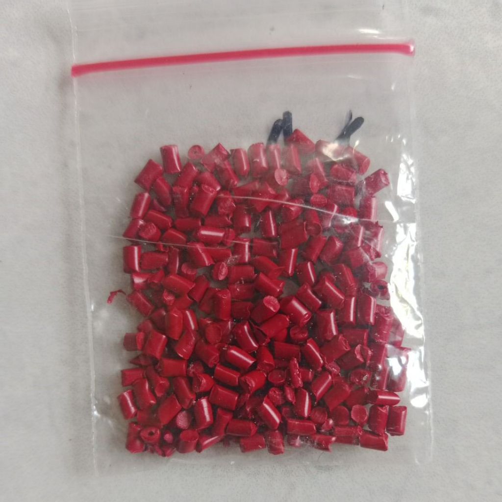 Jual masterbatch pigmen pewarna Merah maroon ori biji plastik pelet ...