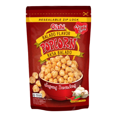 Jual Oishi Popcorn Rasa Balado 100gram | Shopee Indonesia