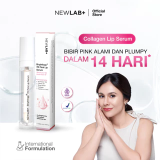 NEWLAB Brightlogy Pink Lip Serum | Lip Care untuk Bibir Gelap | Serum Bibir Mencerahkan | Pelembap Bibir 4ml