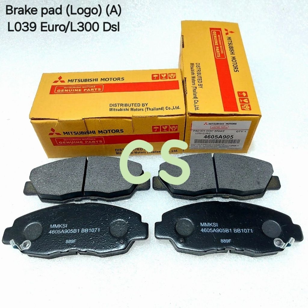 Jual BRAKE PAD / KAMPAS CAKRAM LOGO MITSUBISHI L039 EURO/L300 DIESEL ...