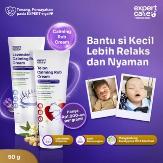 Calming Baby Cream - Expert Care Calming Rub Cream 50g Telon & Lavender dengan Eucalyptus & Menthol