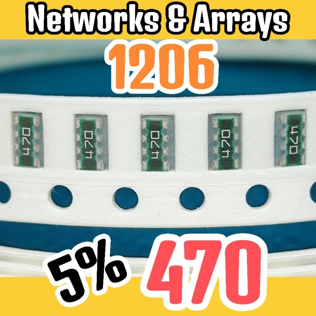 Jual 10pcs Chip resistor Networks dan Arrays SMD 470 47R 5% 47ohm 47 ...