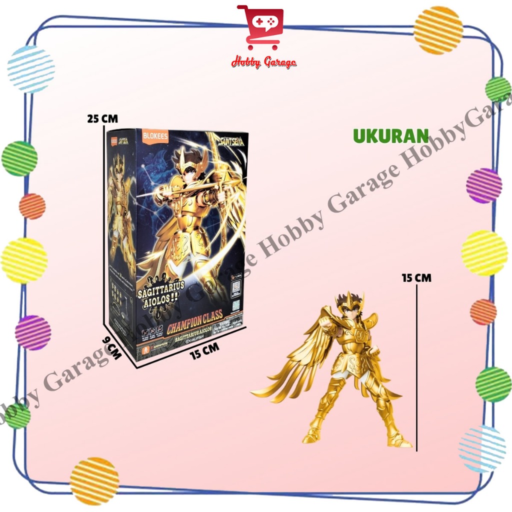 Jual Blokees Saint Seiya Sagittarius Aiolos Champion Class 05 Original ...