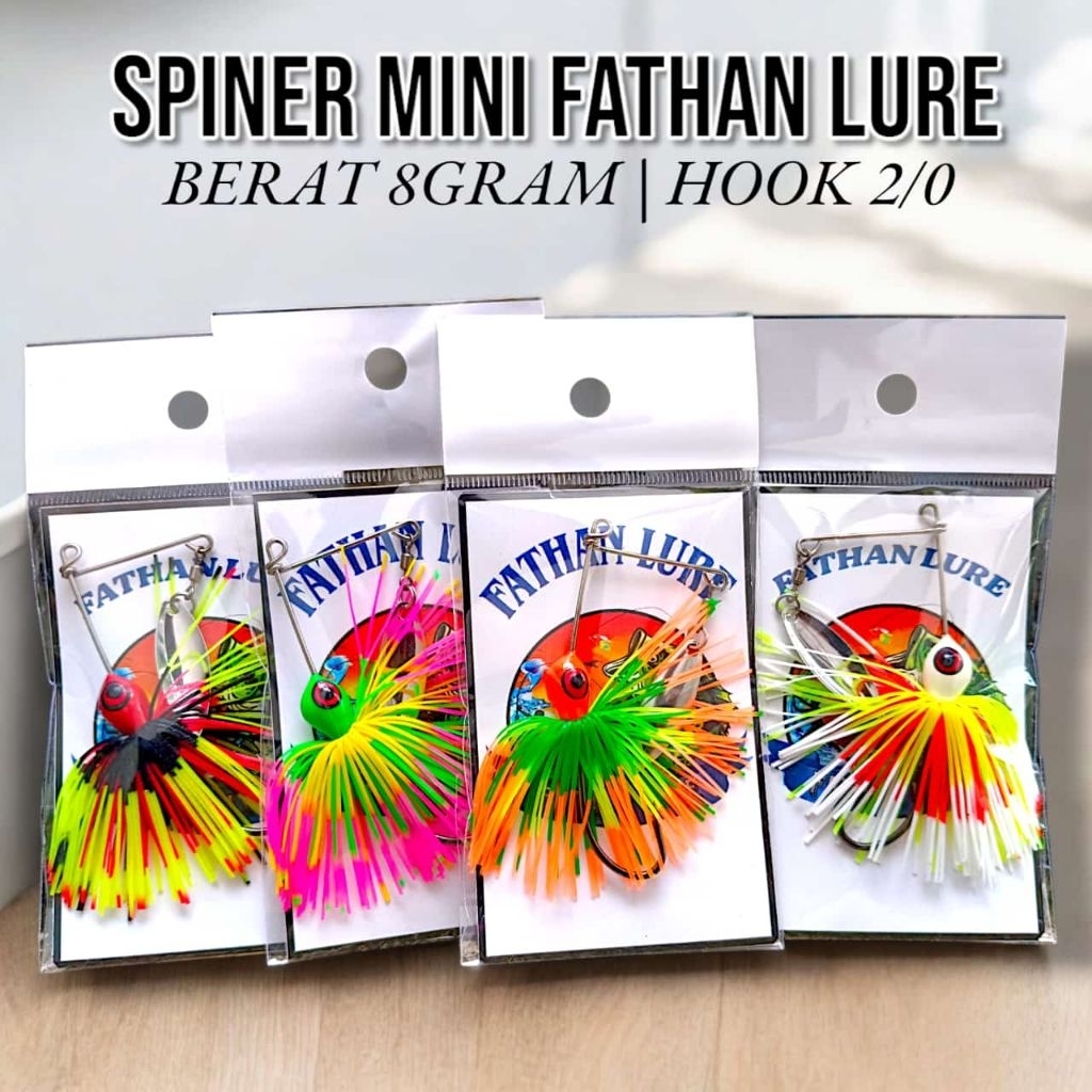 Jual spinner mini Fathan lure umpan casting toman dan gabus | Shopee ...