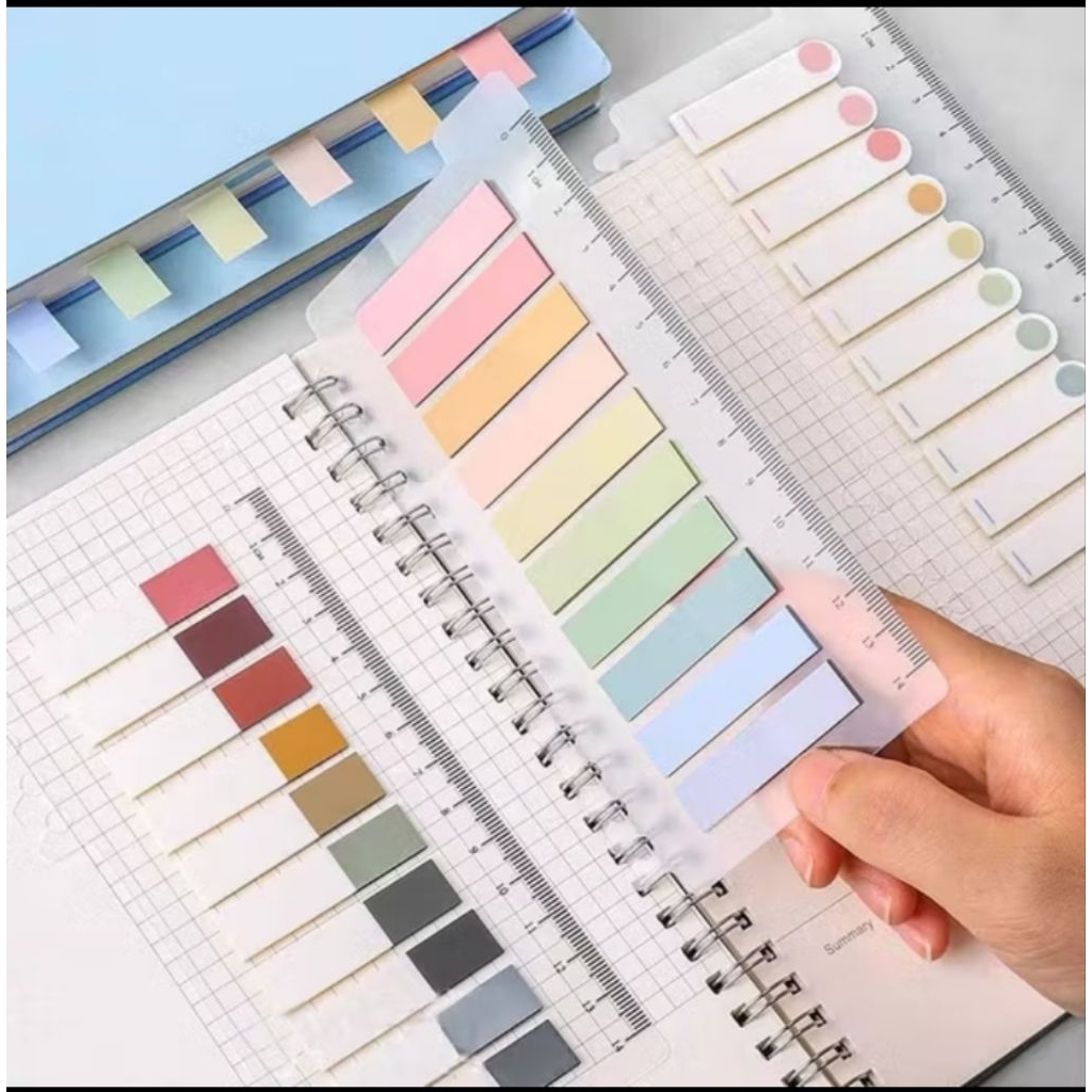 Jual Page Markers 200 Lembar Sticky Notes 10 Warna Index Penanda ...