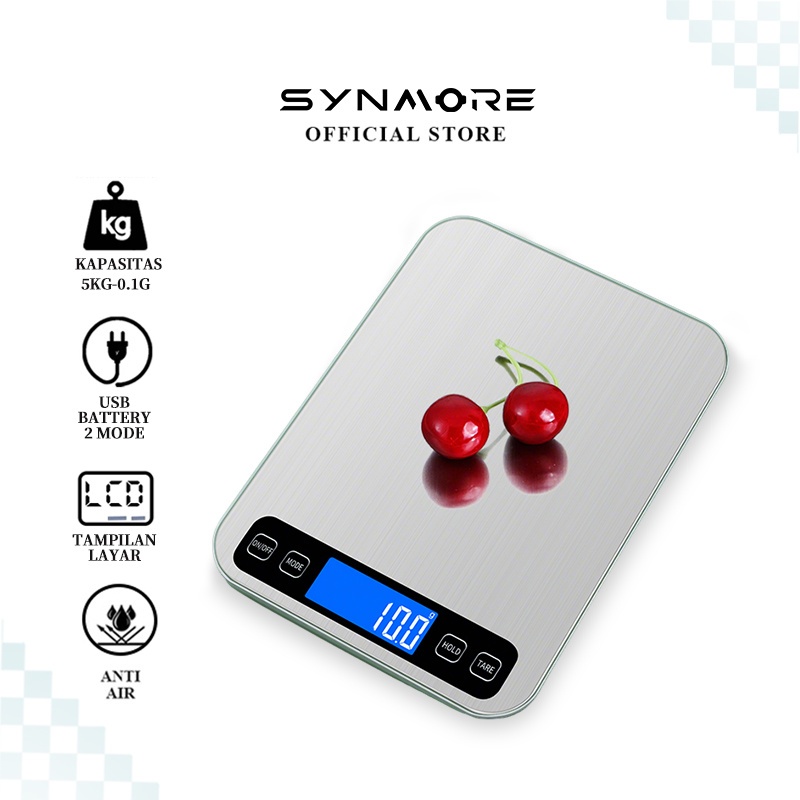Jual Synmore Timbangan Dapur Tepung Kue Roti | Digital Kitchen Scale ...