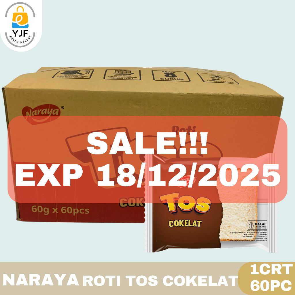 Jual Naraya Ikawa Toast KARTON 40 PCS / Roti Panggang Cream Cheese ...