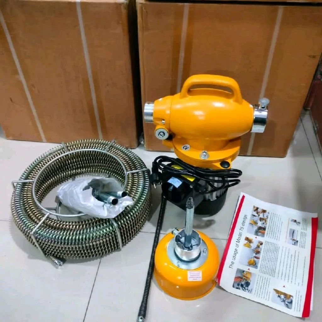 Jual Alat Mesin Pembersih Saluran Mampet Bor Ridgid Drain Clener Solusi ...
