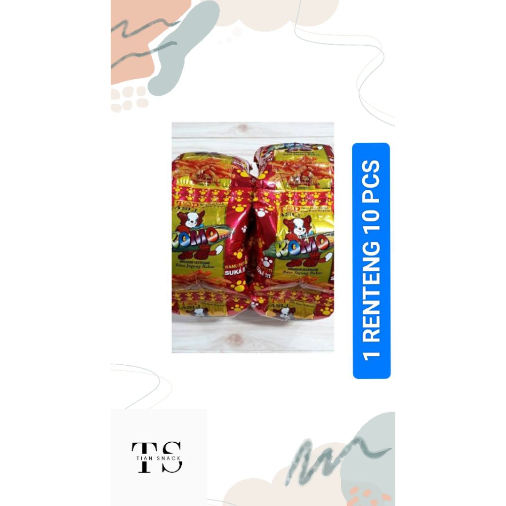 Jual Snack Komo 1 Renteng Isi 10 Pcs | Shopee Indonesia