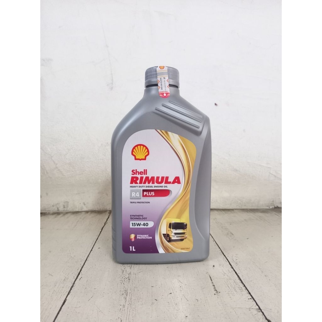 Jual Shell Rimula R4 Plus SAE 15W-40 1Liter | Shopee Indonesia