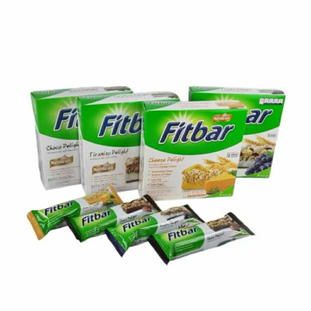 Jual Fitbar Fit Bar Multigrain Cemilan Instan Diet 1Box isi 5pc x 20g ...