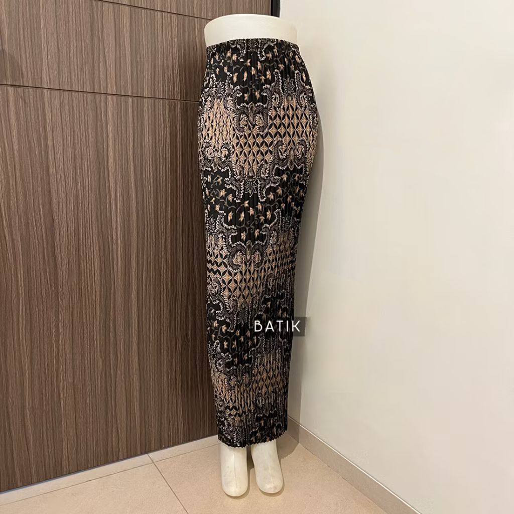 Jual rok batik wanita plisket bawahan kebaya skirt formal kerja acara ...