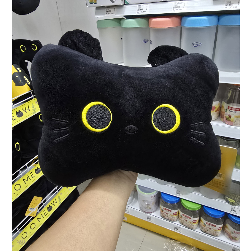 Jual Jst MRDIY Black kitten OO meow pillow Shopee Indonesia