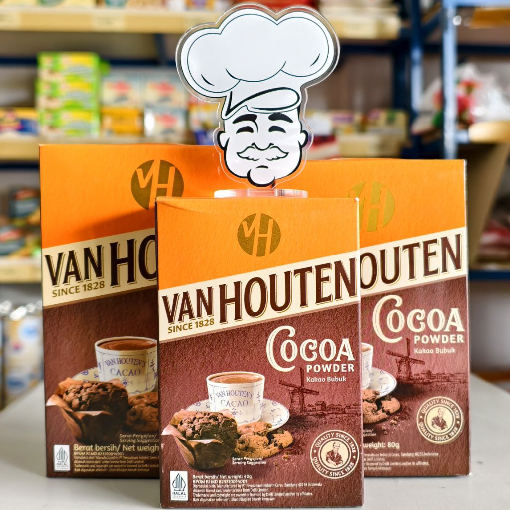 Jual Van Houten Cocoa Powder 165Gr / 80gr / 40Gr | Shopee Indonesia