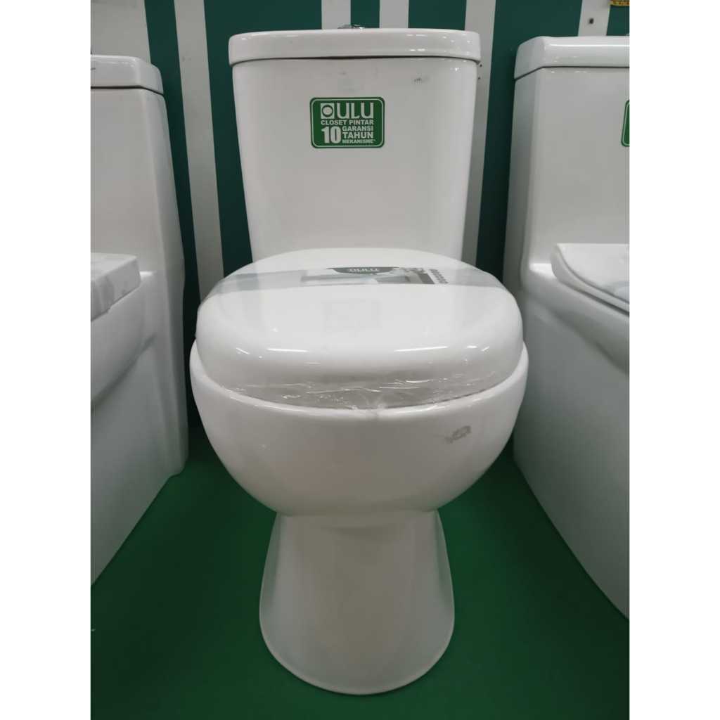 Jual KLOSET DUDUK OULU C381 ONE PIECE CLOSET TOILET WC DUDUK DUAL FLUSH ...