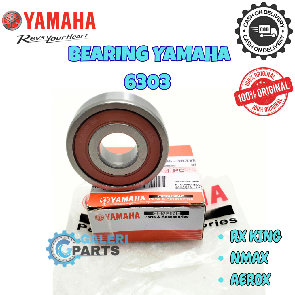 Jual ORIGINAL BEARING RASIO 6303 YAMAHA RXKING RXK AEROX NMAX MIONEW ...