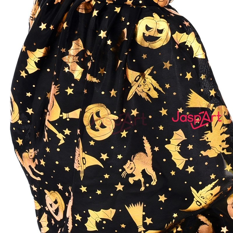 Jual Kostum Halloween Jubah Emas Topi Witch Costume Penyihir Wizard ...