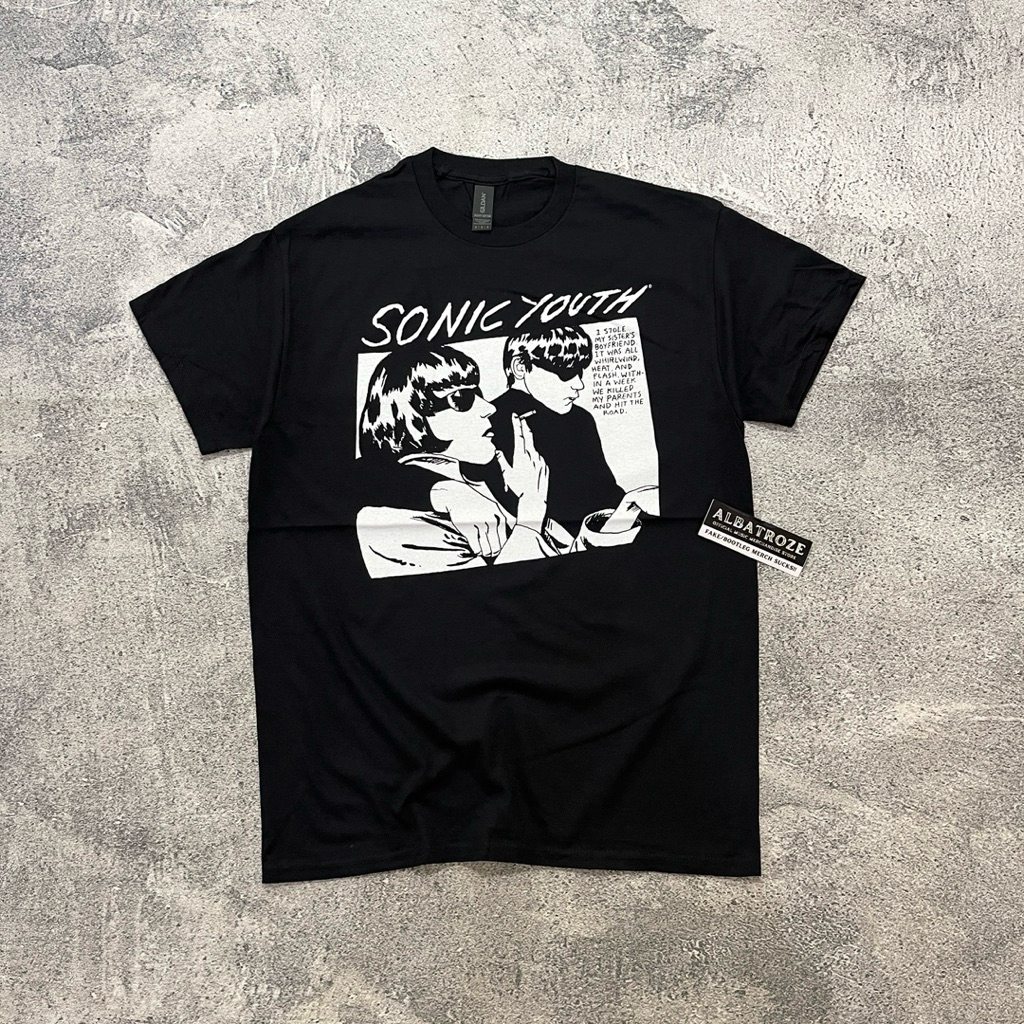 T-shirt Coton Coupe Régulière T-shirt Homme Sonic Youth GOO – Album Cover Officiel, Coton, Coupe Régulière, Livraison Rapide