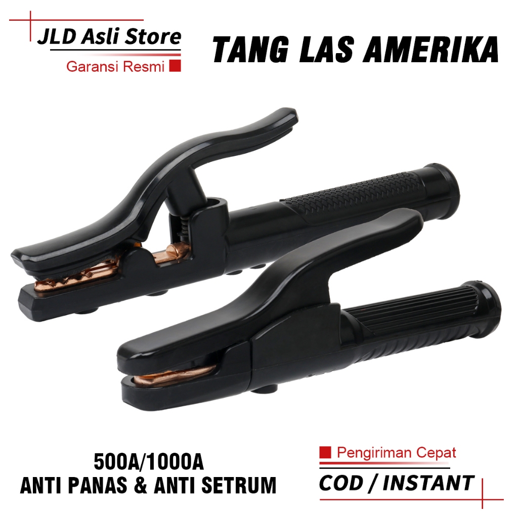 Jual JLD Tang Las Amerika Safety 500A/1000A Tembaga Murni Tebal Arus ...