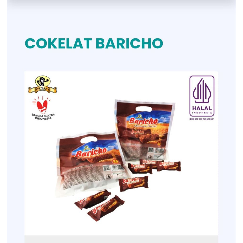 Jual Baricho Snack Sereal Oat Bar coklat vanilla stroberi kelapa isi 20 ...