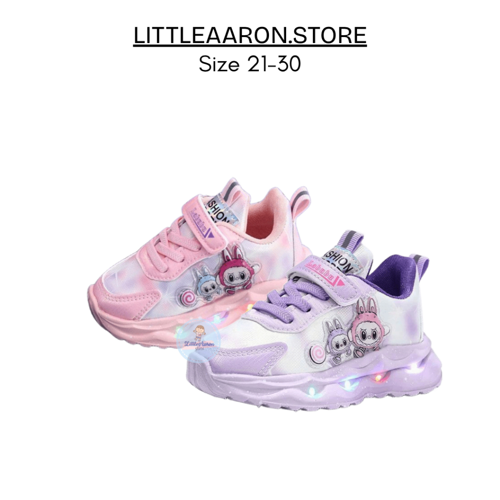 Jual SALE 9.9 Littleaaron LABUBU LOLIPOP Sepatu Sneakers Anak Perempuan ...