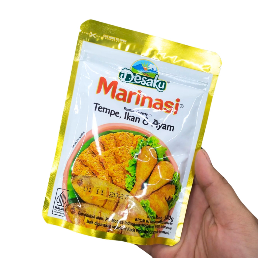 Jual Desaku Marinasi Bumbu Gorengan Tempe, Ikan & Ayam 100gr