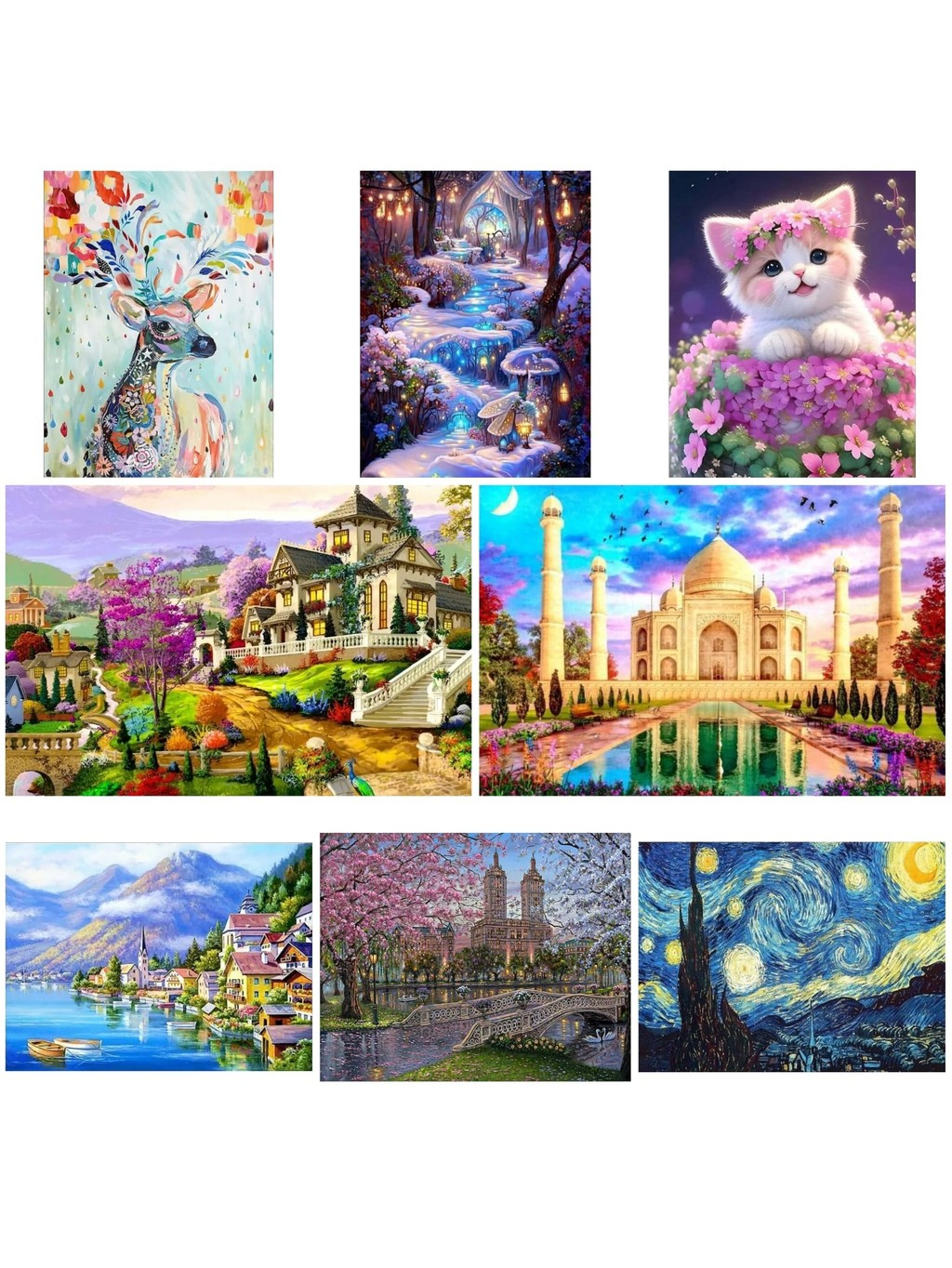 Jual 5D Diamond Painting Set DIY Full Drill 30 x 40 cm – Set Lengkap ...