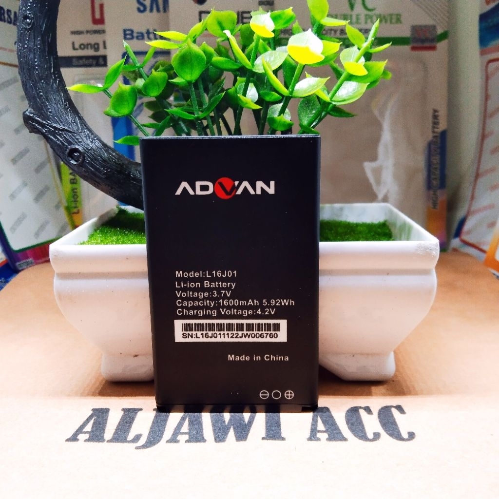 Jual Baterai Batre Battery Advan Hammer R6 L16J01 3.7V 1600mAh | Shopee ...