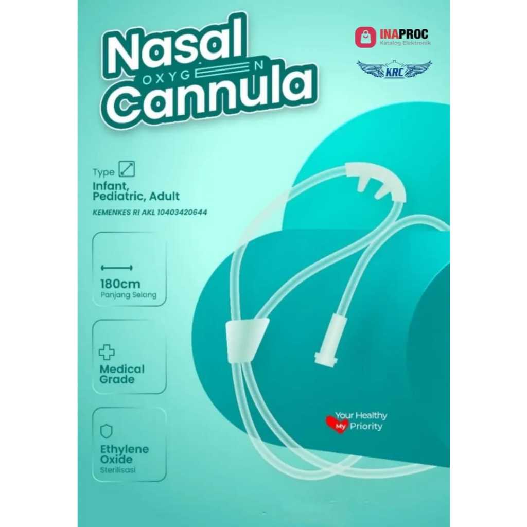 Jual Nasal Oxygen Cannula/Selang Oksigen (Dewasa,Anak,Bayi) | Shopee ...