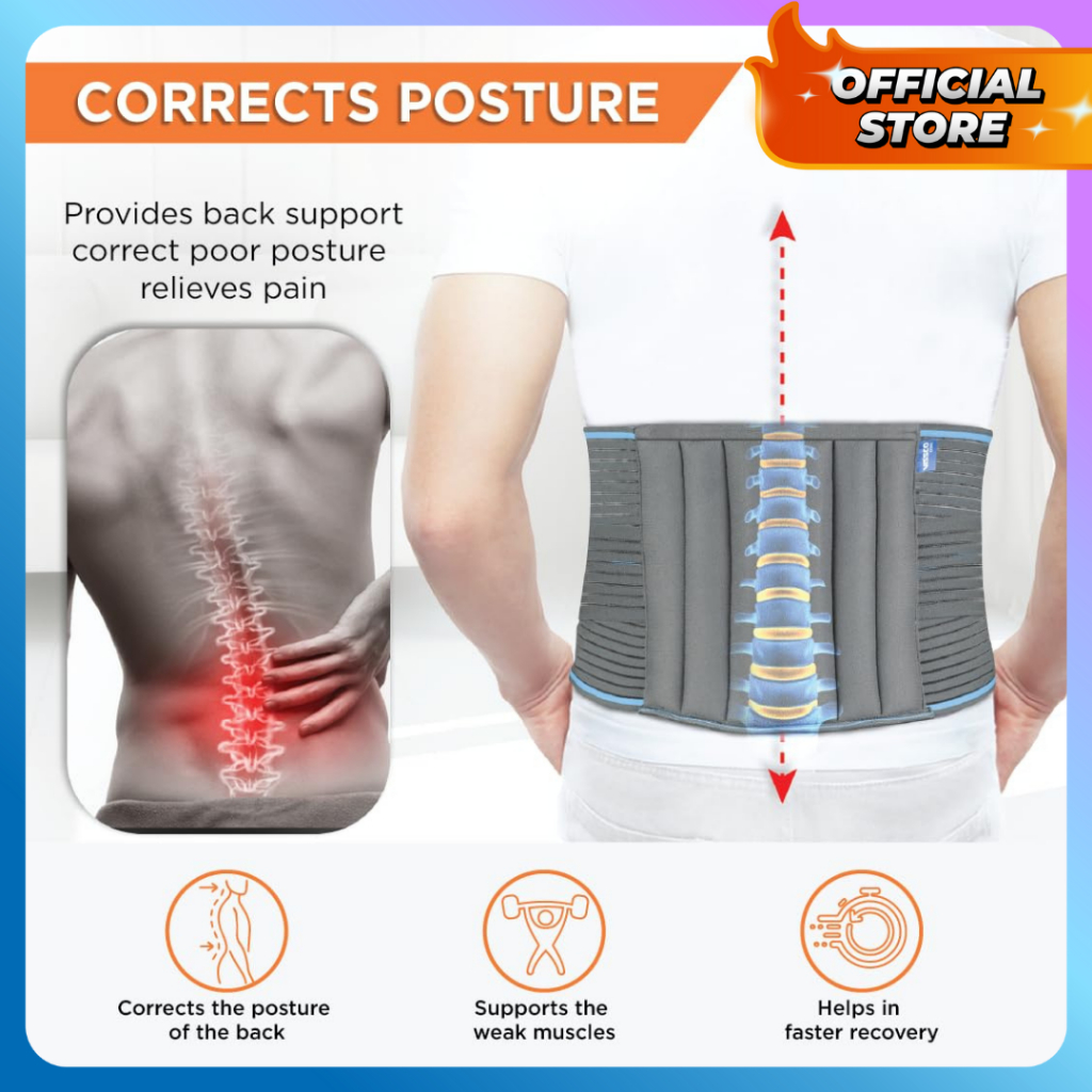 Jual VISSCO - LUMBOCARE Lumbo Sacral Belt with Semi Rigid Splint 0102 ...