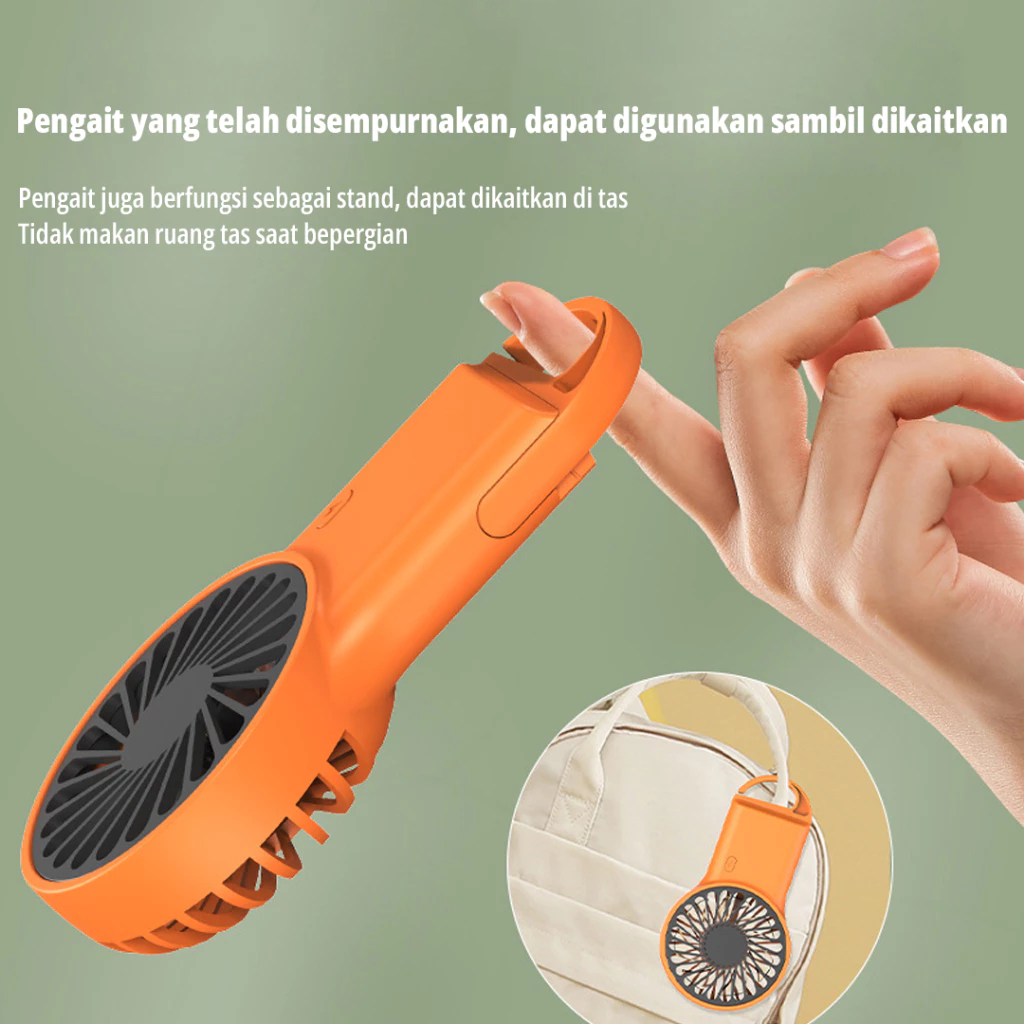Jual Kipas Angin Mini Portable Rechargeable Handheld Mini Pocket Fan ...