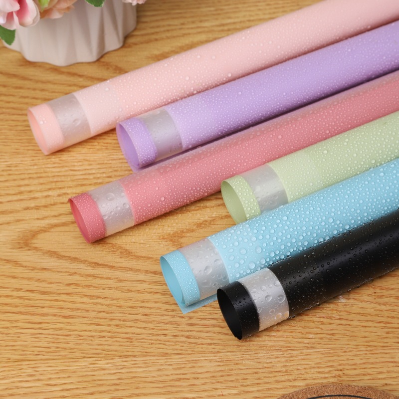 Jual (20LEMBAR) DOUBLE FRAME DOFF PAPER / CELLOPHANE / FLORIST PAPER ...
