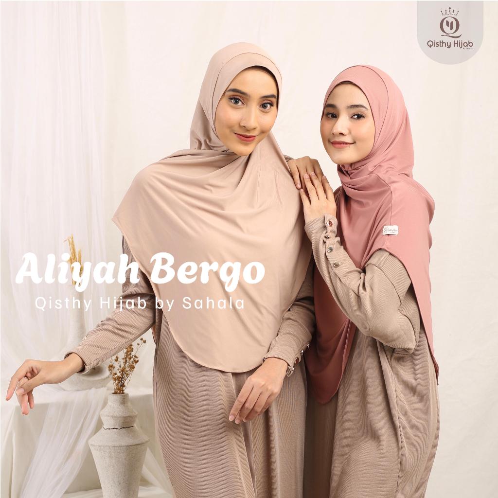 QISTHY HIJAB - ALIYAH | Bergo Inner Instan Menyatu L | Instan Melayu Syar'i | Hijab Syar'i by Sahala