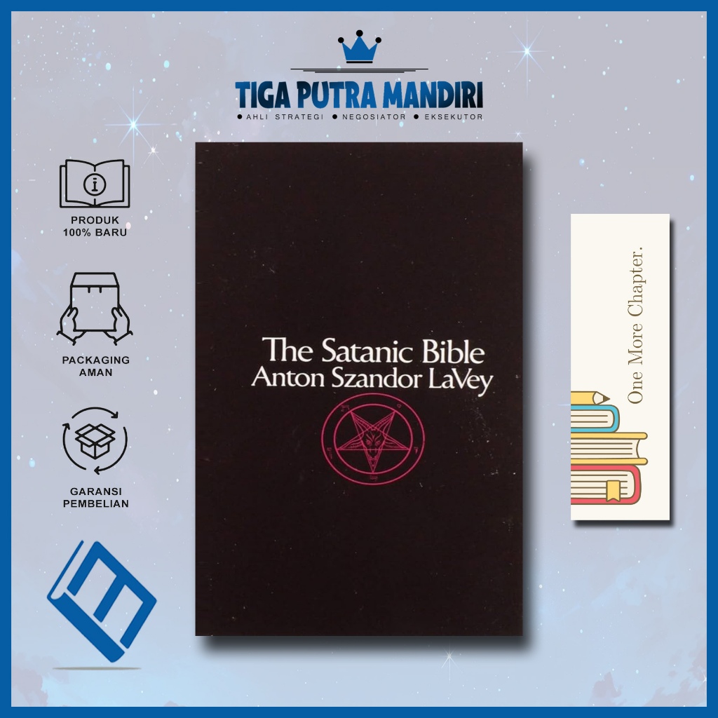 Jual Satanic Bible by Anton LaVey by Anton Szandor Lavey (English ...