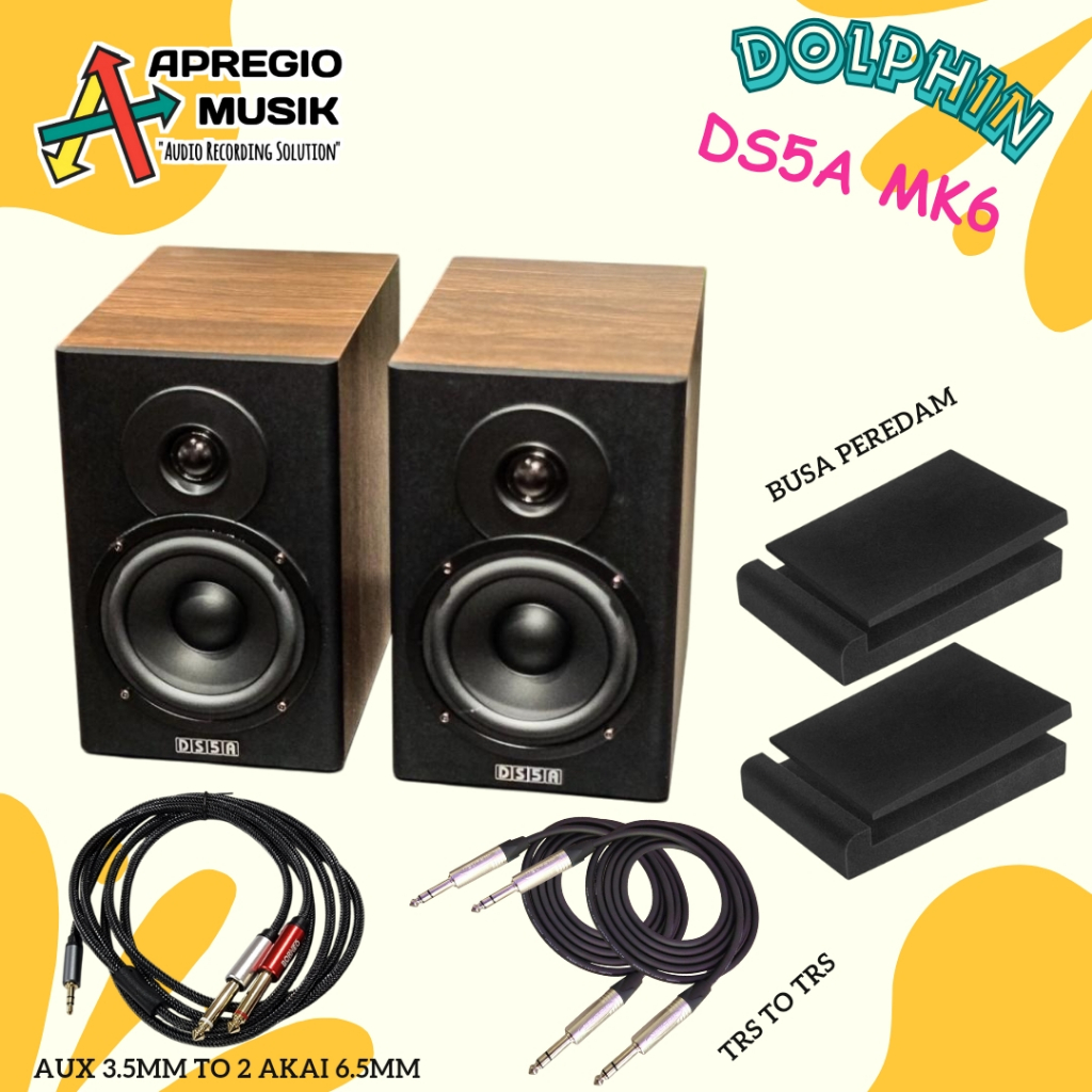 Jual Speaker DS5A DS5 A MK6 MK-6 new generation flat monitoring ...