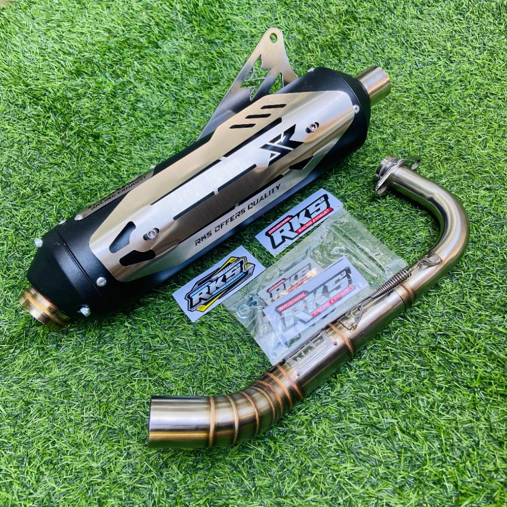 Jual KNALPOT STANDAR RACING COATING ORIGINAL RKS RACING EXHAUST MIO ...