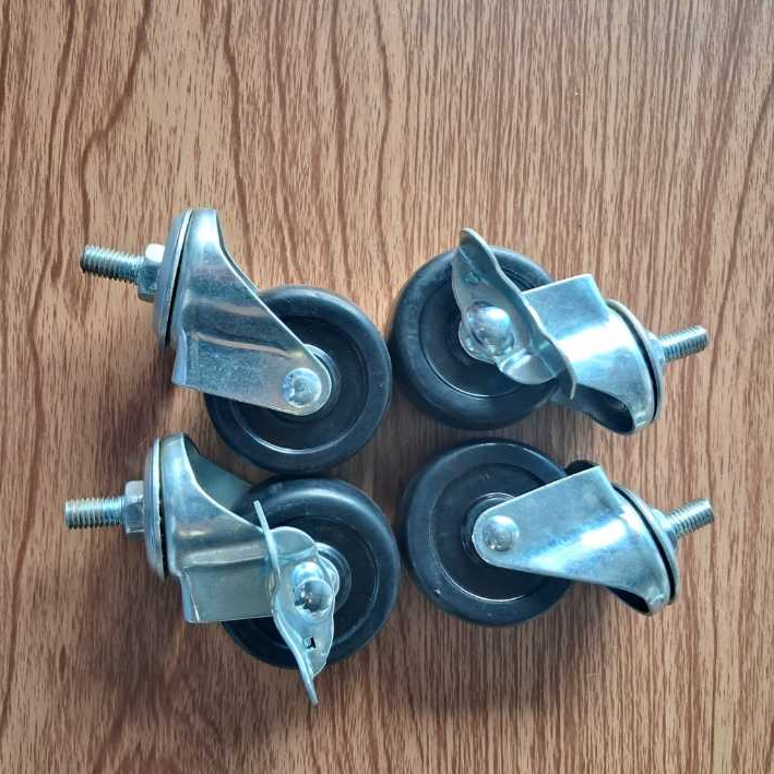 Jual RODA KAKI RAK 1 SET ISI 4 RODA REM RODA RAK SERBAGUNA RODA RAK ...
