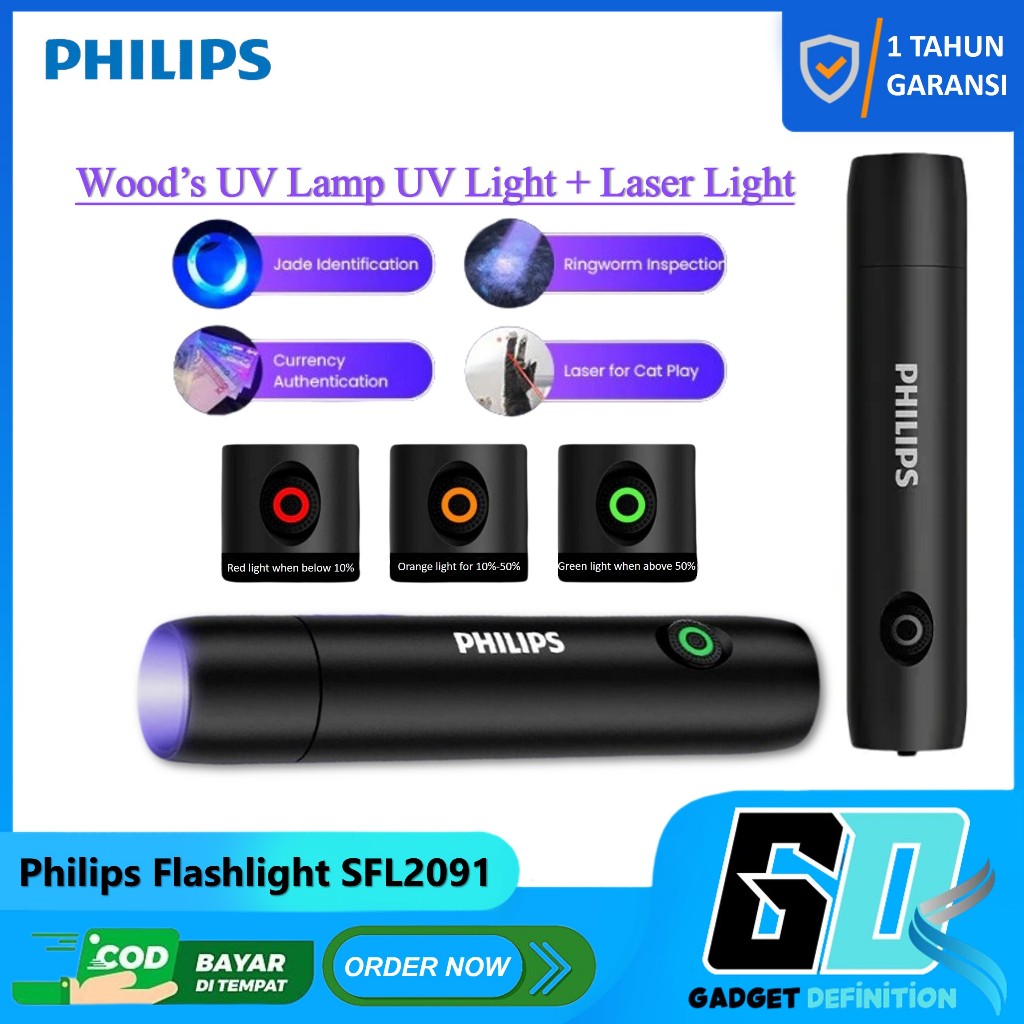 Jual Philips SFL2091 Senter LED Flashlight Philips Senter LED Mini ...