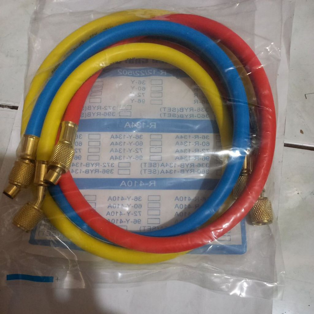 Jual Selang manifold ac R22 untuk isi freon | Shopee Indonesia