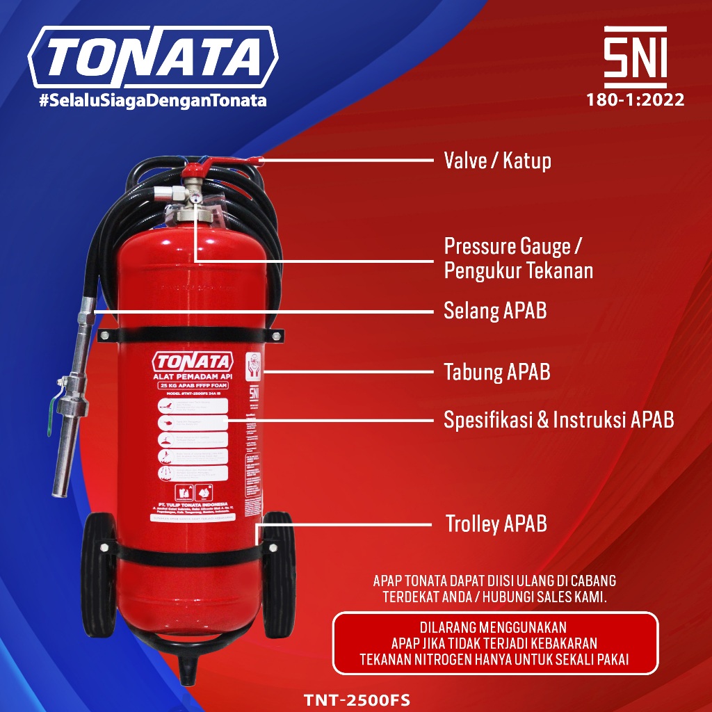 Jual Tonata APAR APAB Foam Set Komplit 25Kg | Shopee Indonesia