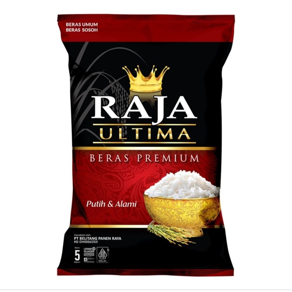 Jual Raja Ultima Beras Premium Rice Putih & Alami 5 Kg | Shopee Indonesia