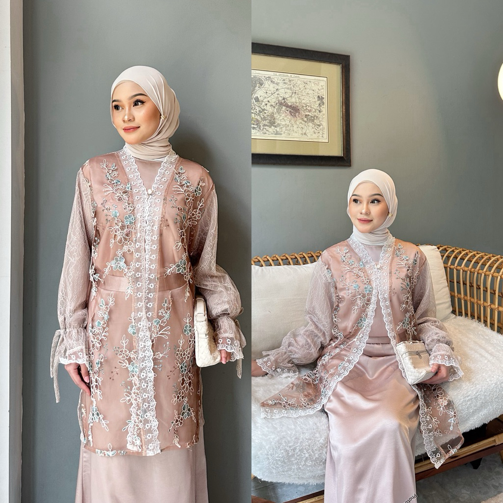 Jual NAPUSHA - ALEA OUTER | TUNIC BRUKAT | BRUKAT OUTER | OUTER ...