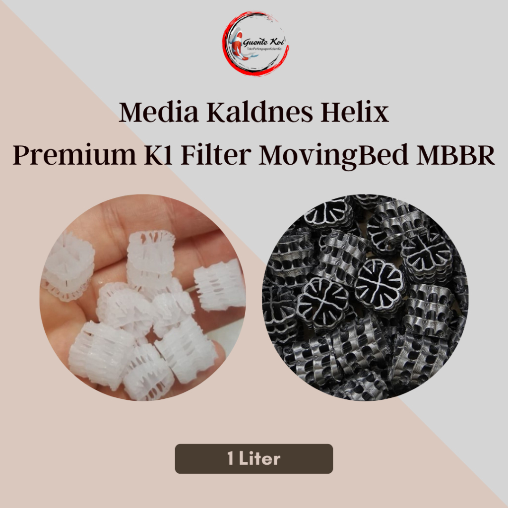 Jual Media Kaldnes Helix Premium K1 Filter MovingBed MBBR 1 Liter ...