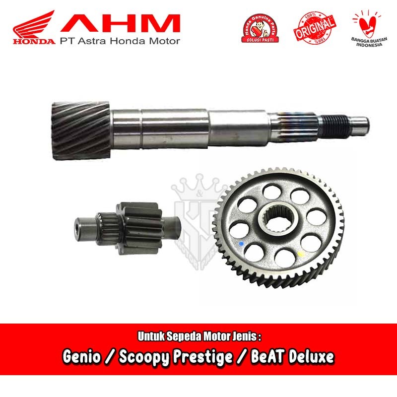 Jual Gear Rasio Mesin As Pulley Besar Kecil Honda Genio BeAT Deluxe LED ...