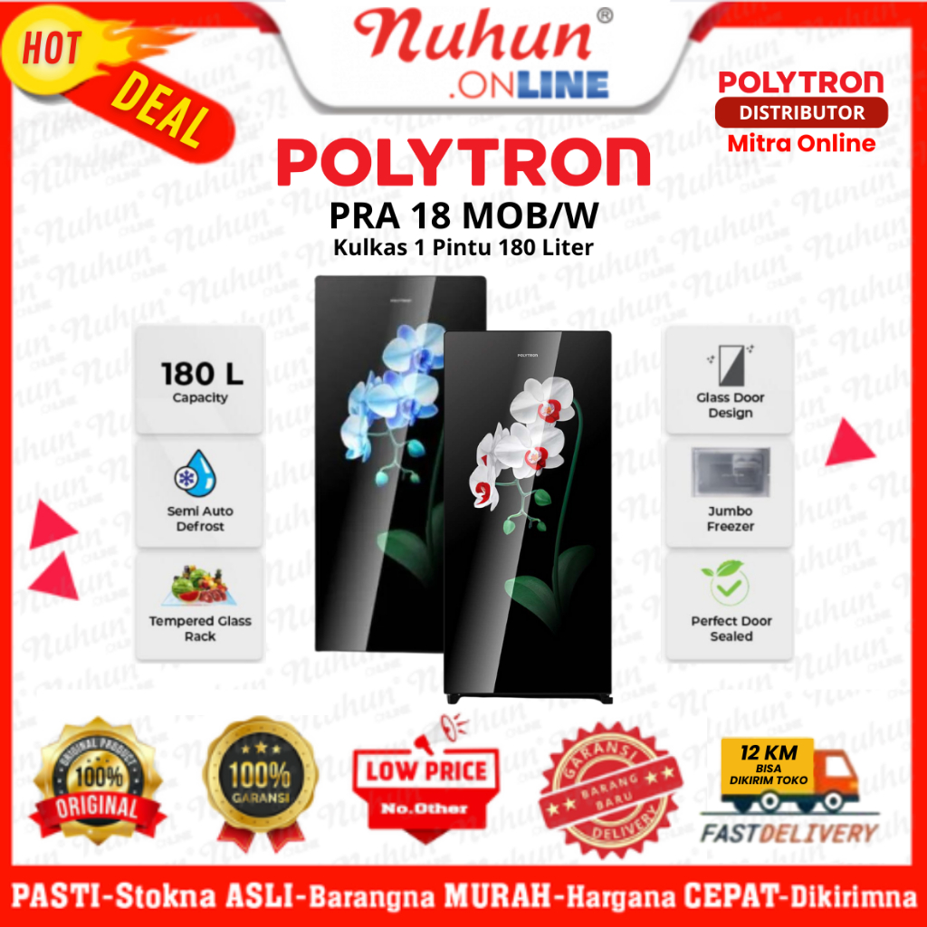Jual Polytron Kulkas PRA 18 MOB/W | Shopee Indonesia